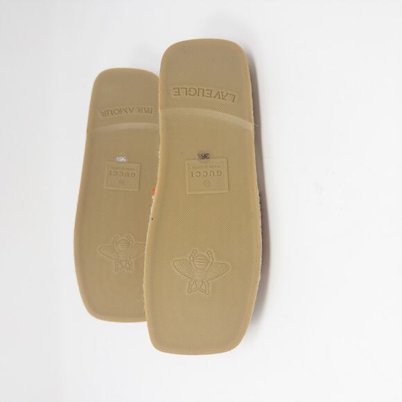 Gucci Cosmos Espadrilles GG Cutout Orange 36.5 EU - Picture 4 of 6